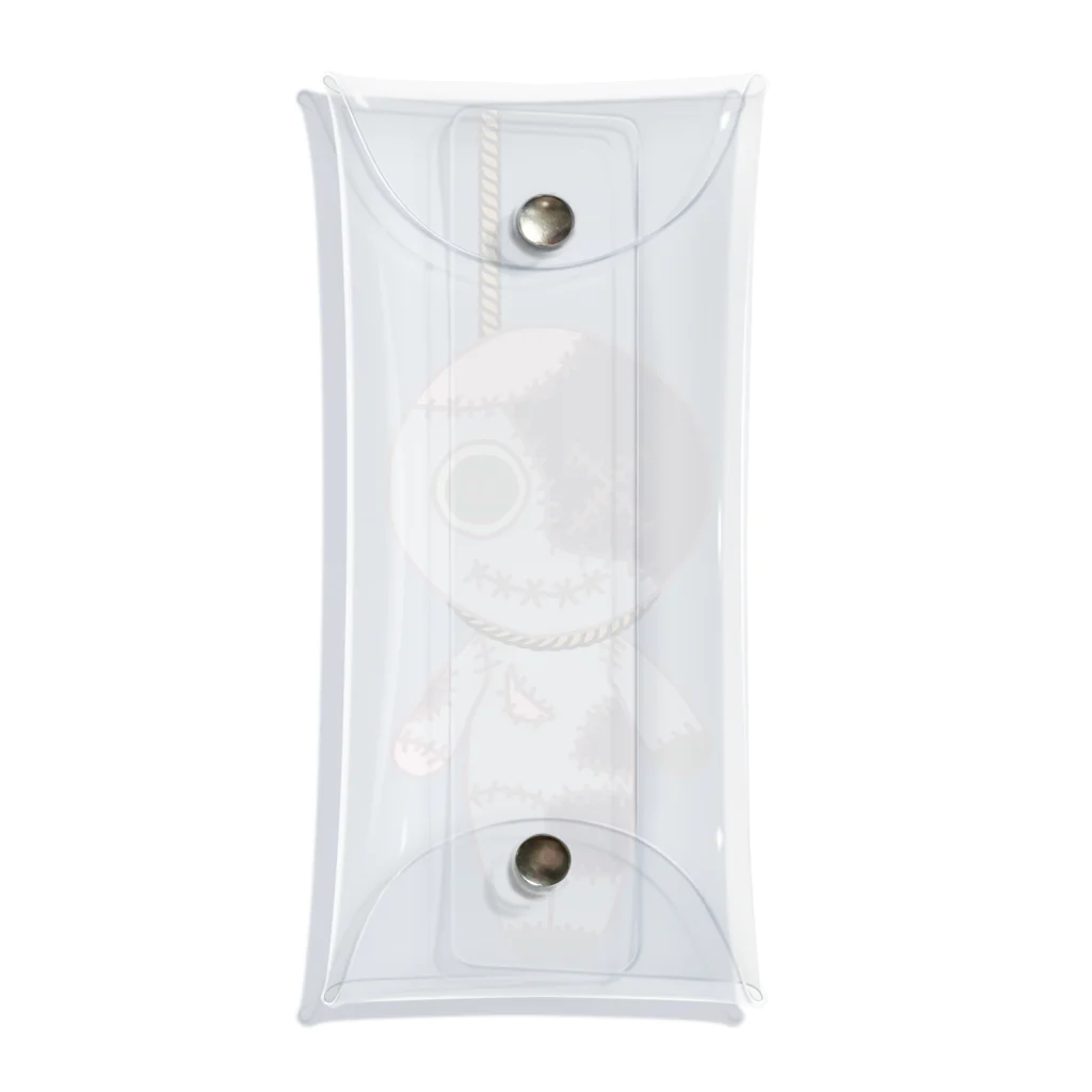 Ａ’ｚｗｏｒｋＳのHANGING VOODOO DOLL SMOKEY Clear Multipurpose Case