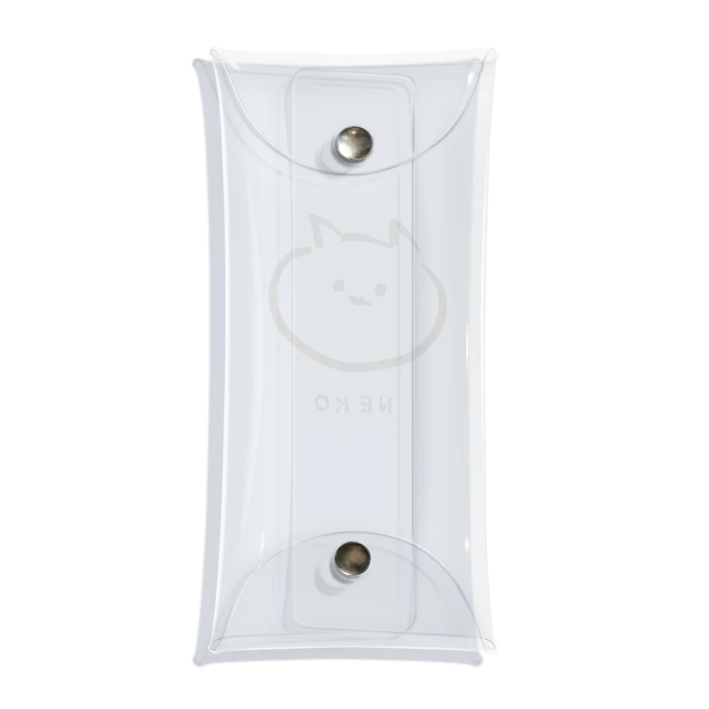 おぺん商店のNEKO. Clear Multipurpose Case