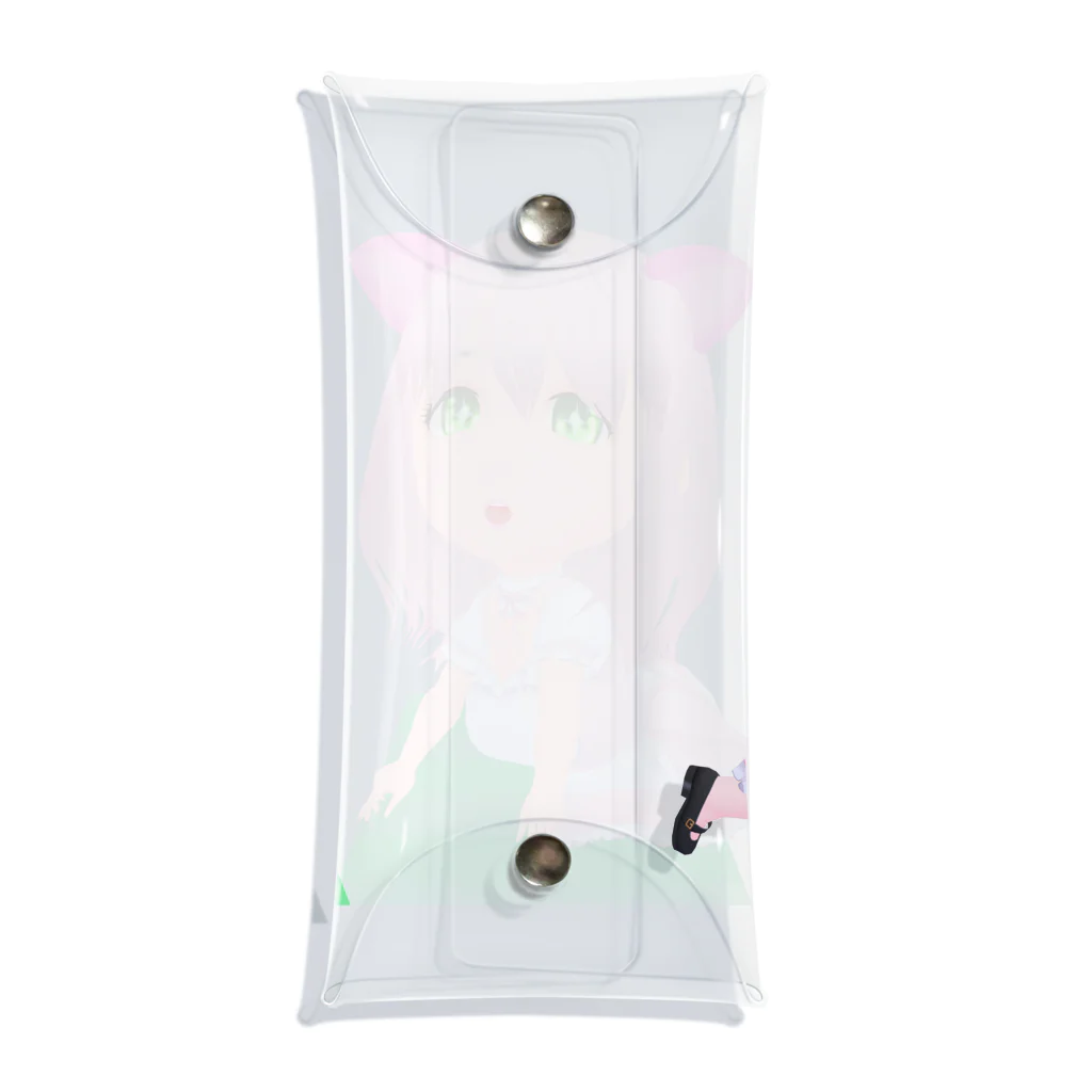 トムにゃんこの【プチドール】くるみちゃん02 Clear Multipurpose Case