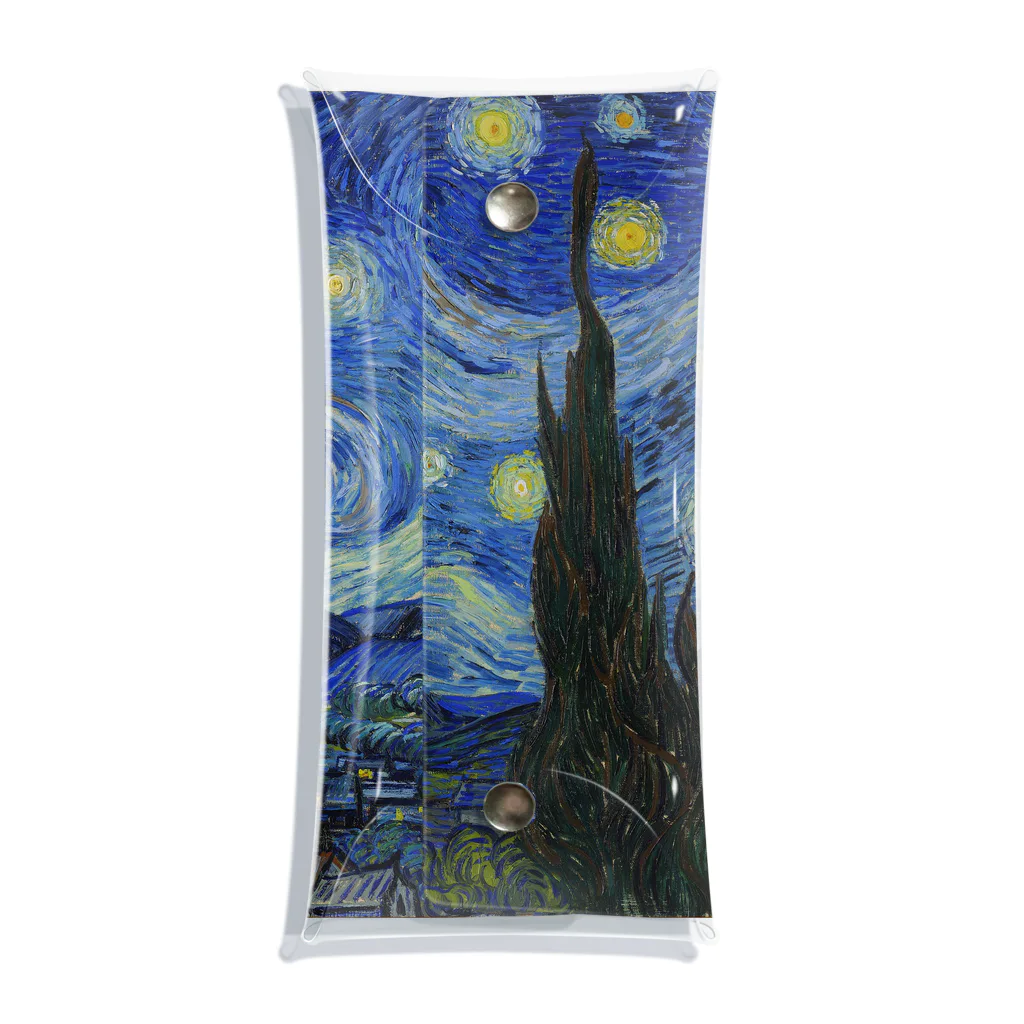 世界美術商店の星月夜 / The Starry Night Clear Multipurpose Case