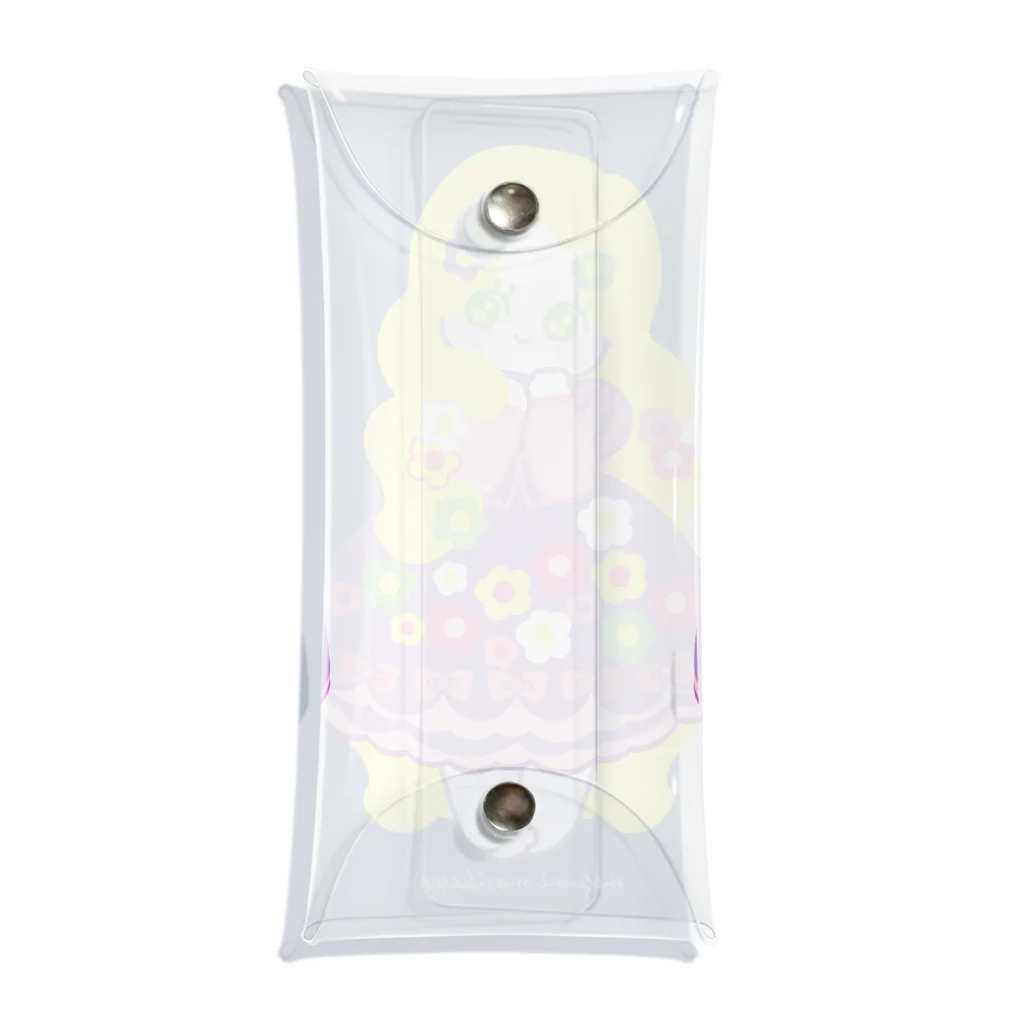 🎀りぼんぱ～ら～🎀のお花ラプンツェル Clear Multipurpose Case