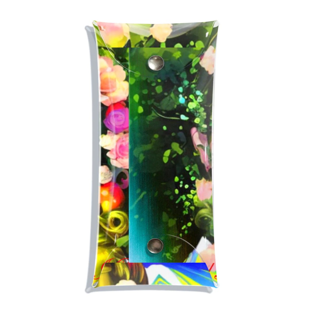 💖宇宙整体♪🌈♪こころからだチャンネル♪💖のuniversalPrincess The joy of the green sparkling garden Clear Multipurpose Case