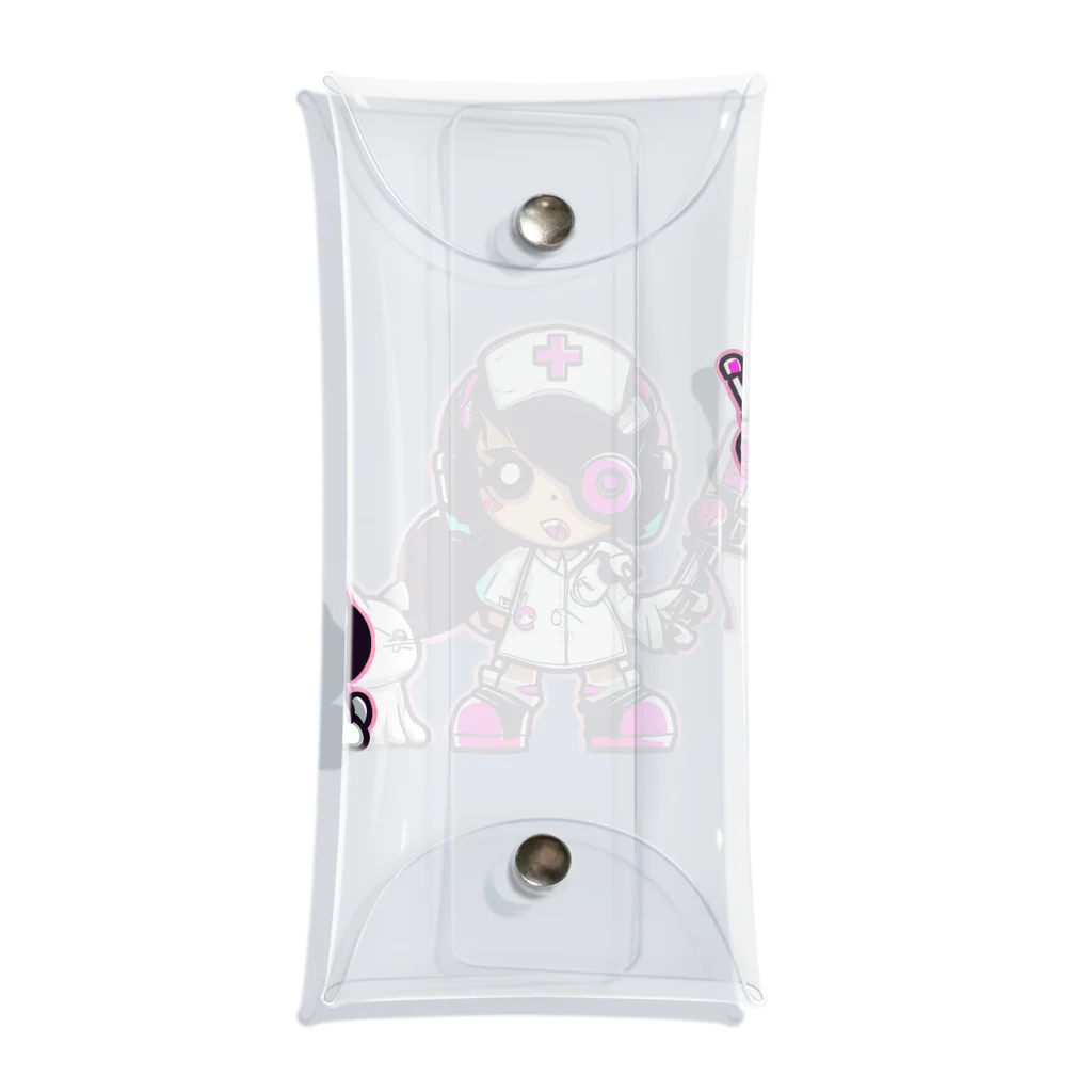 CuteCombatのCuteCombat_nurse(ナース)_ver.003 Clear Multipurpose Case