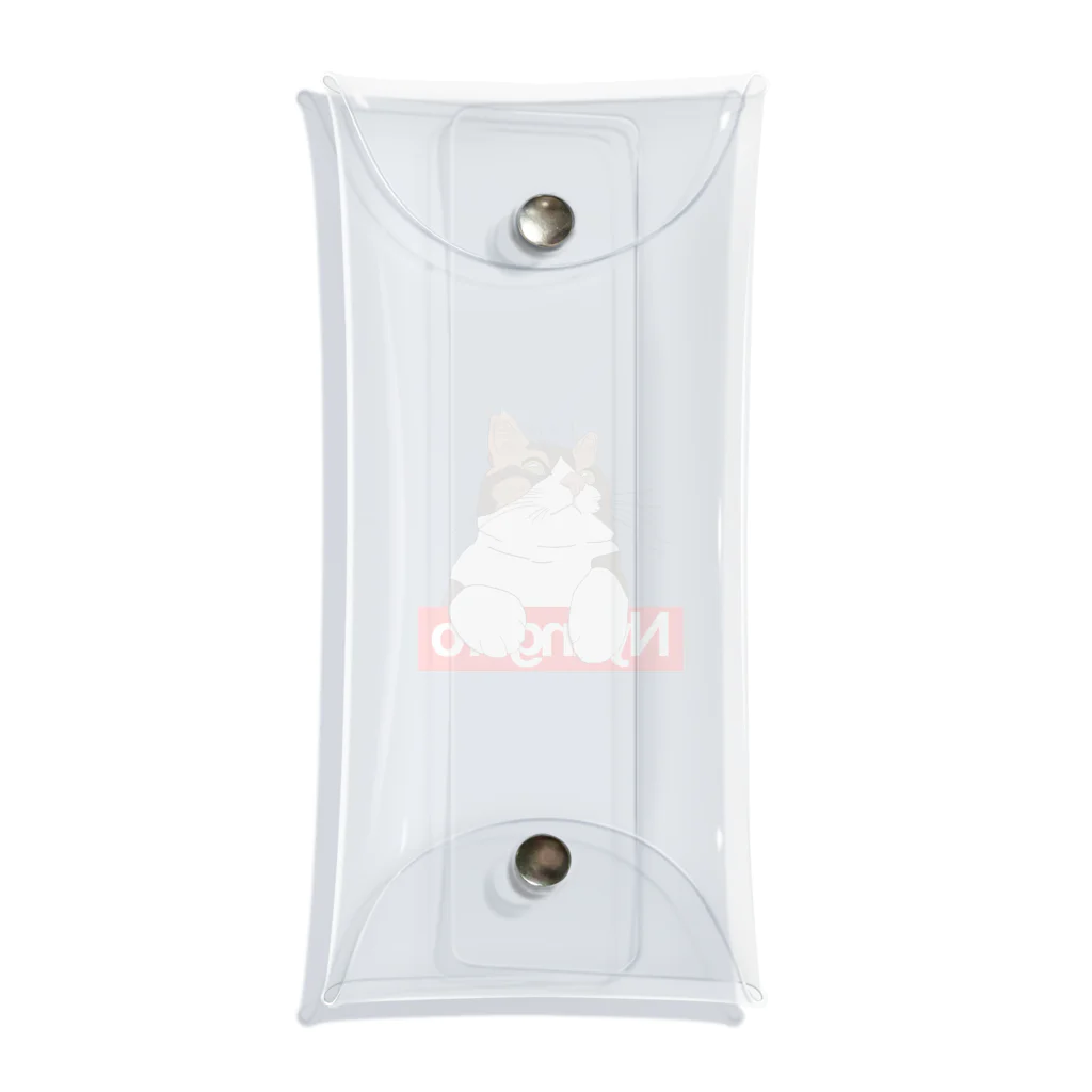 ざっかばらんの見守る"にゃんごろう" Clear Multipurpose Case