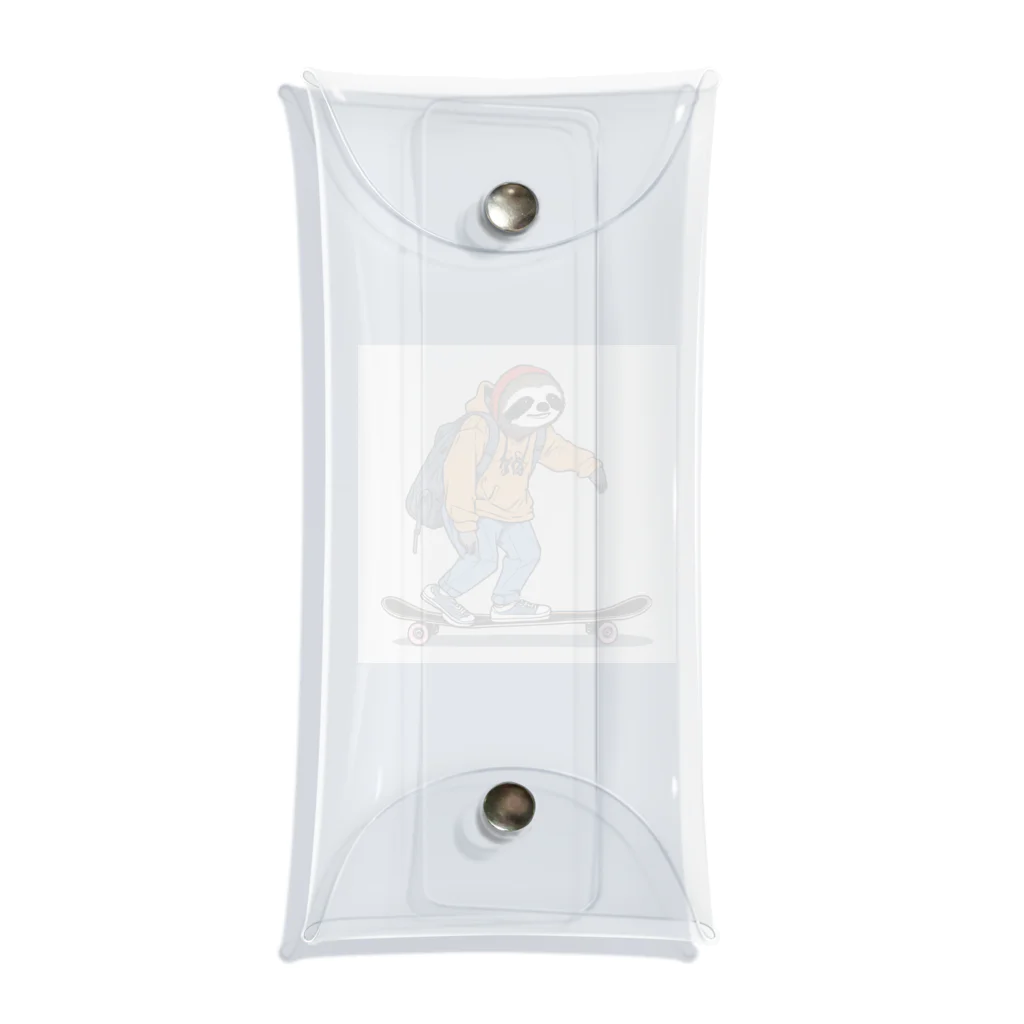 バーチャルライフ。のナマスケーター Clear Multipurpose Case