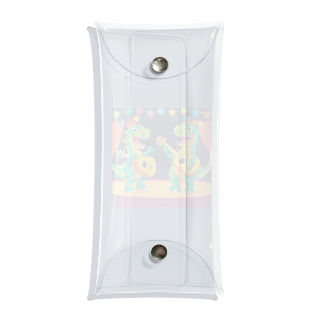 tick_tack shopのうたザウルス Clear Multipurpose Case