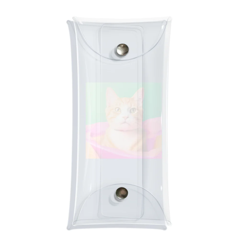 《Derekの絶賛工房中！》のイケイケ猫ちゃん Clear Multipurpose Case