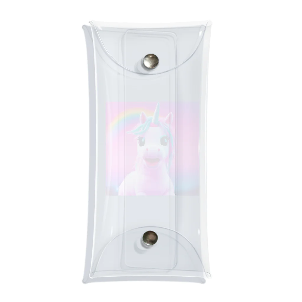 unicorn_dreamsのわたしミライから来たユニ Clear Multipurpose Case