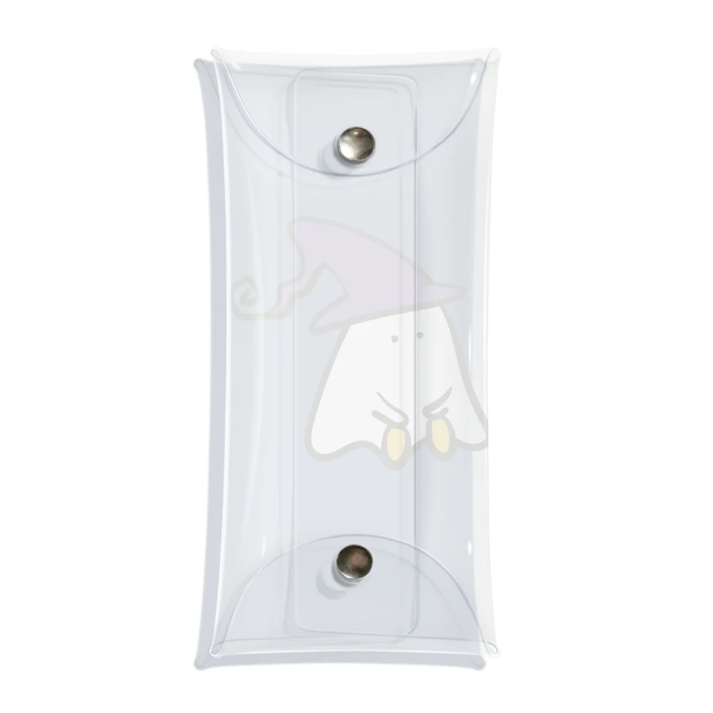 chum-mappyのかわいい魔物（お座りver） Clear Multipurpose Case