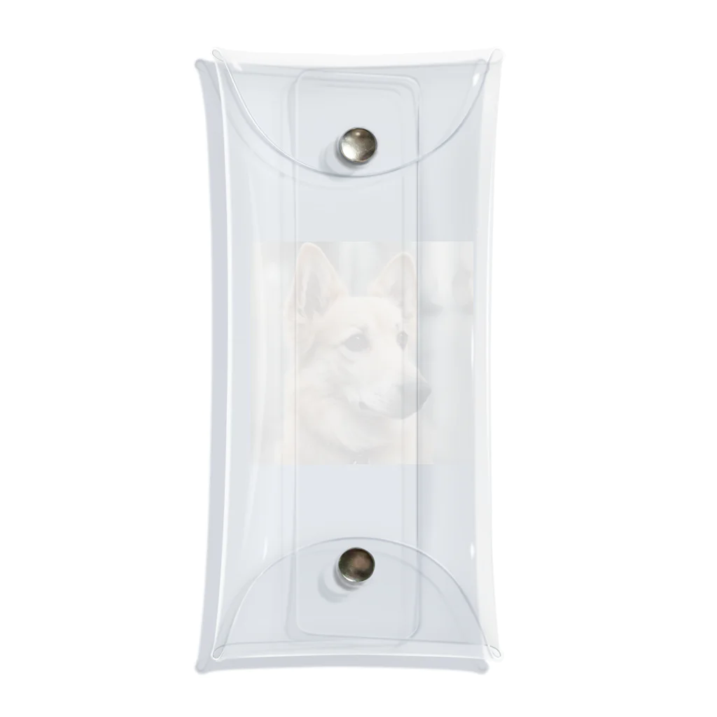 Franklinのかわいい犬のイラストグッズ Clear Multipurpose Case