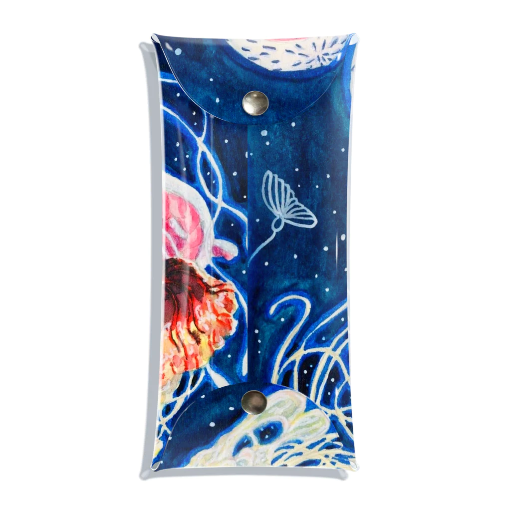 JapaneseArt Yui Shopの海月のワルツ Clear Multipurpose Case