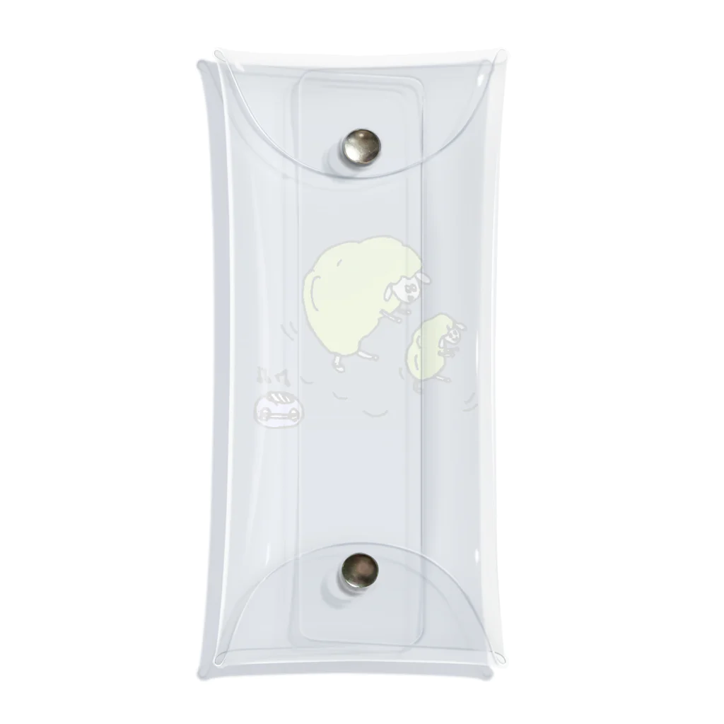 sususuttoのdancing sheep Clear Multipurpose Case