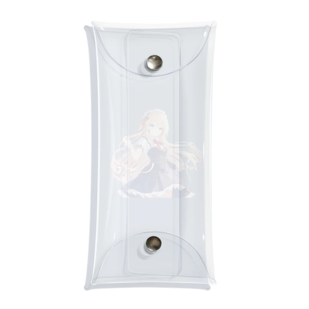 かわいい女の子とシュールな絵のアリスマーガレットちゃん Clear Multipurpose Case