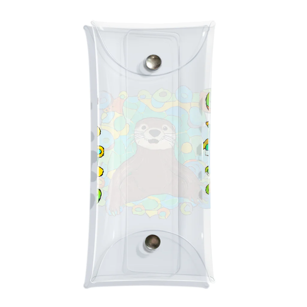 夢幻カワウソくんのお店の夢幻カワウソくん Clear Multipurpose Case