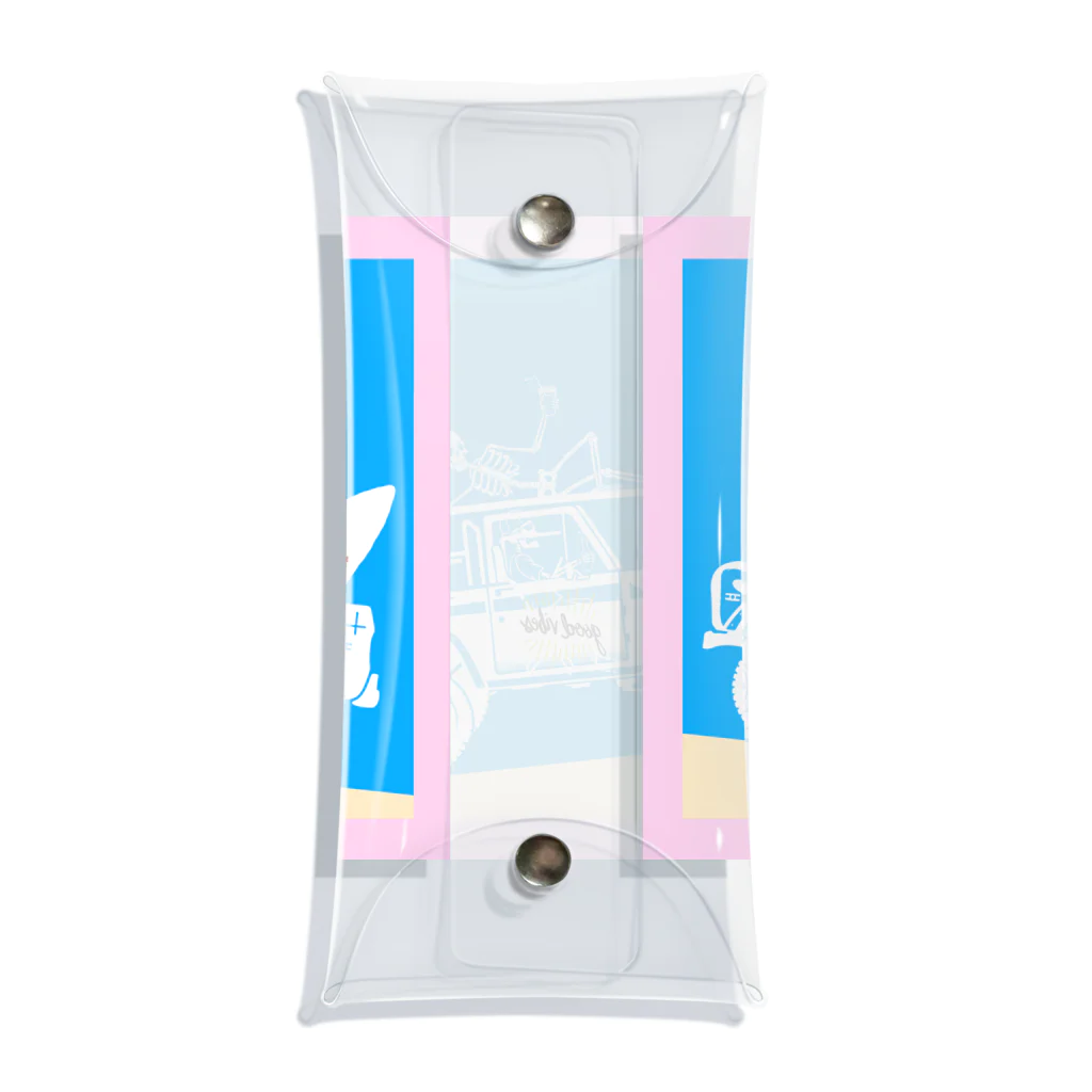 BobkachieeLennonのBEACH４ Clear Multipurpose Case