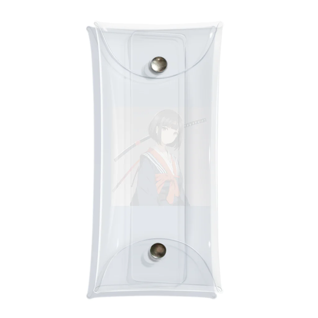 中原ひろふみのSAMURAI女史 Clear Multipurpose Case