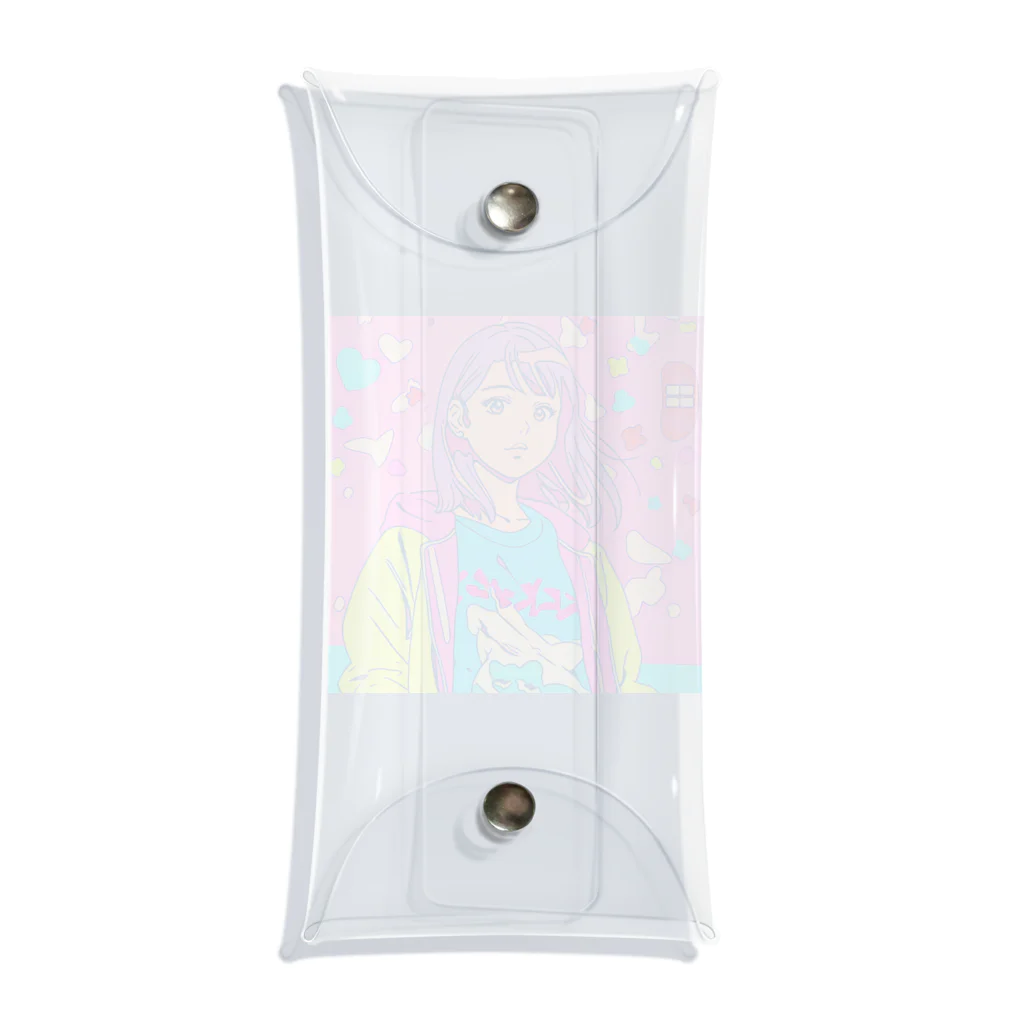 東京Vivid Girlsのビビッドちゃん Clear Multipurpose Case