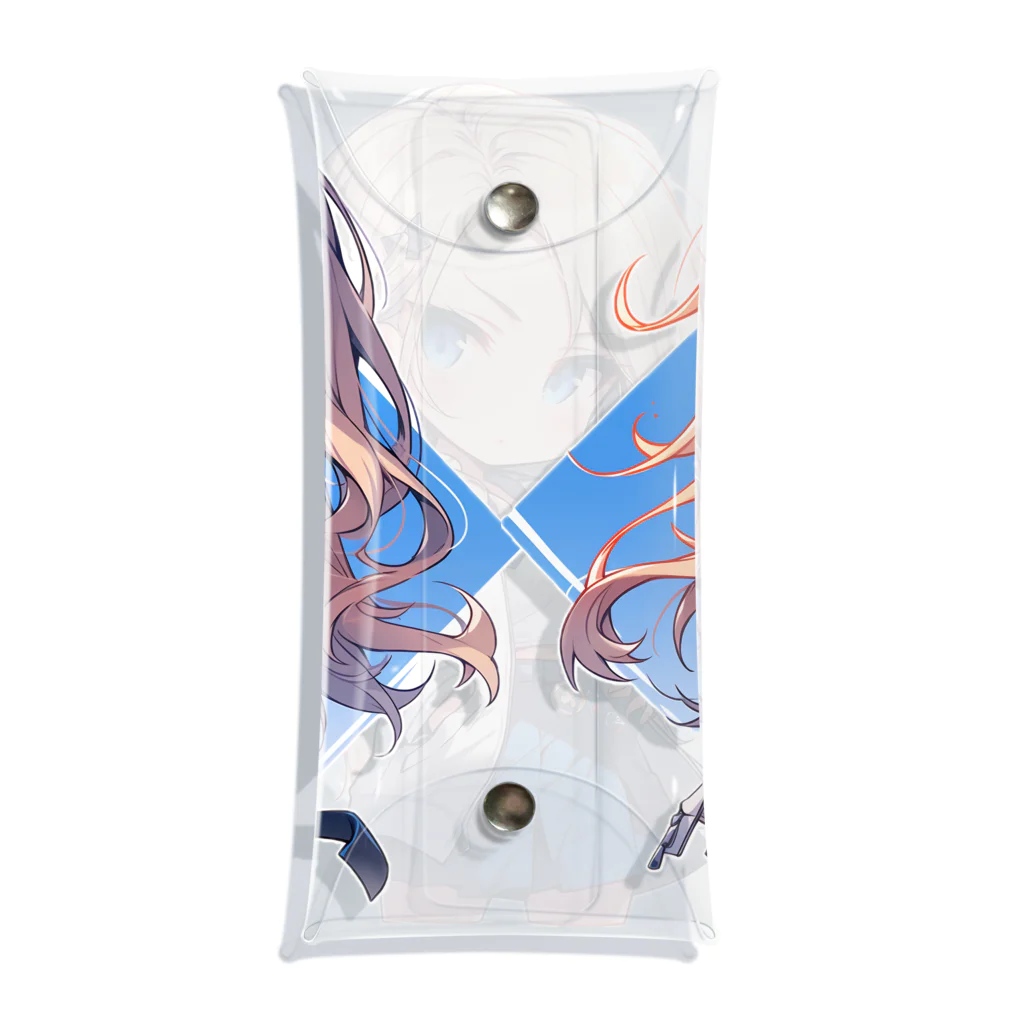 honoka_tの金髪ちびキャラ美少女 Clear Multipurpose Case