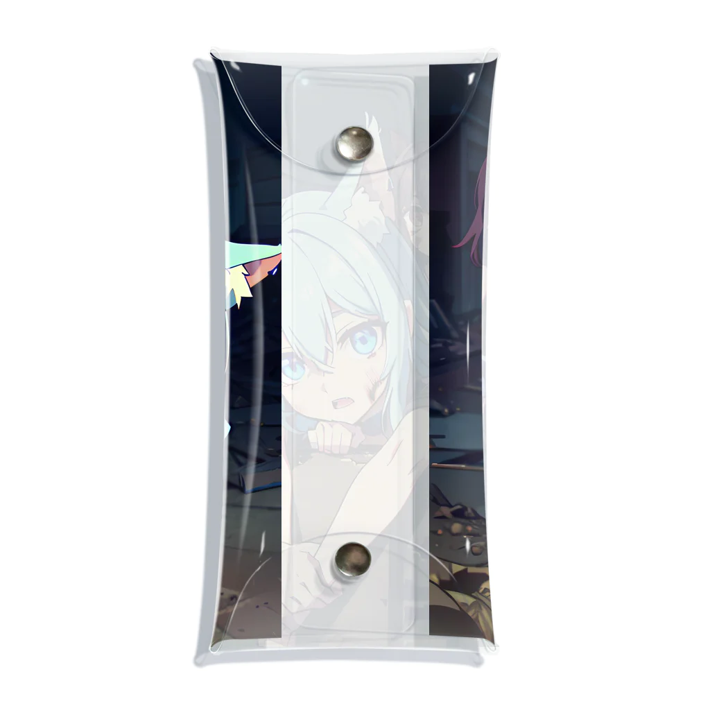 ほっこりアニメマートのゾンビィ～8 Clear Multipurpose Case