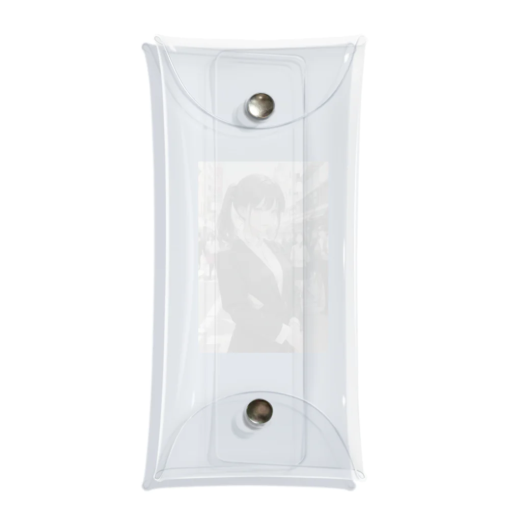 NARUTO245の昼食時のOL Clear Multipurpose Case