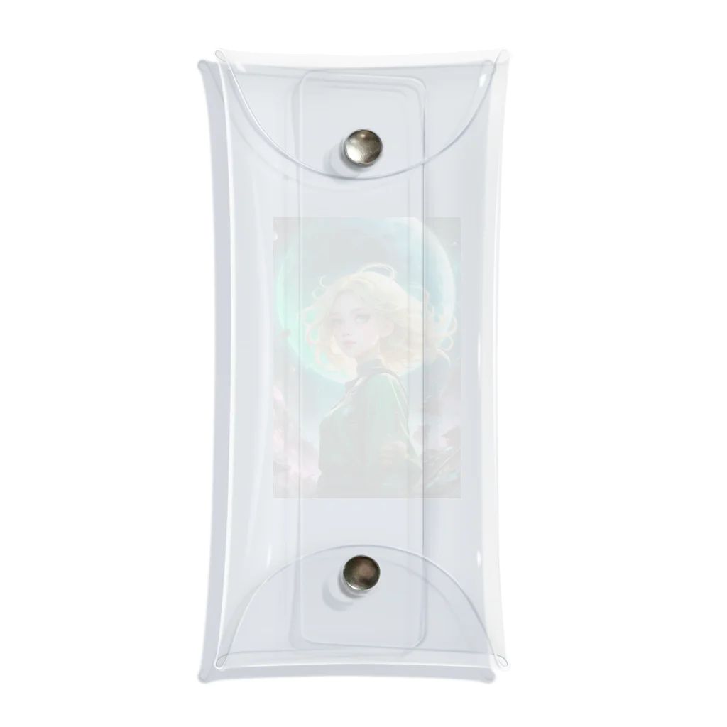 AQUAMETAVERSEの宇宙の凛とした姫 アメジスト 2846 Clear Multipurpose Case