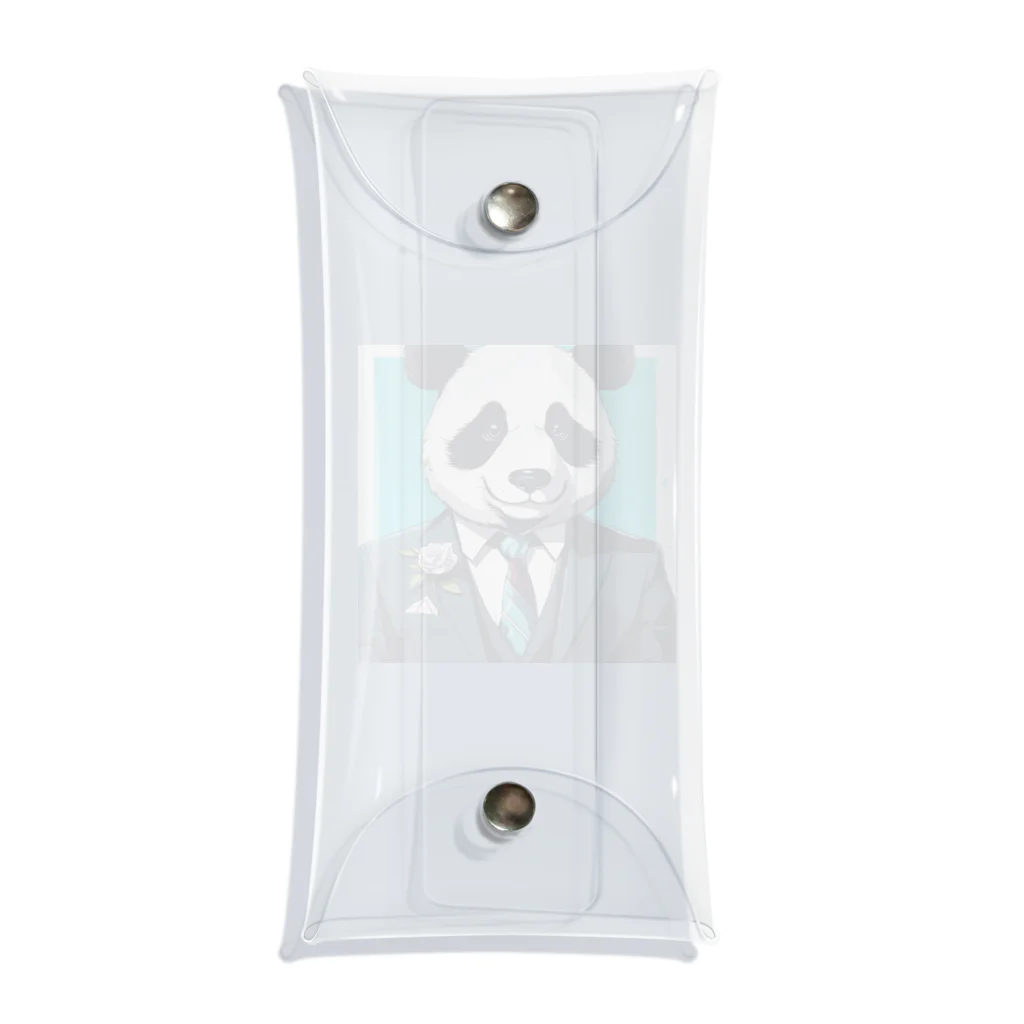 crazypanda2のビジネスパンダ Clear Multipurpose Case