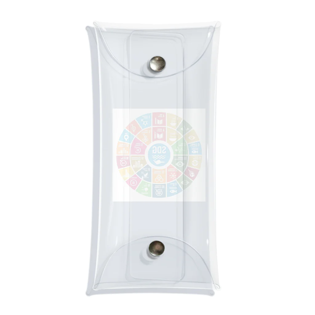 happiness_shopのSDGs（持続可能な開発目標） Clear Multipurpose Case