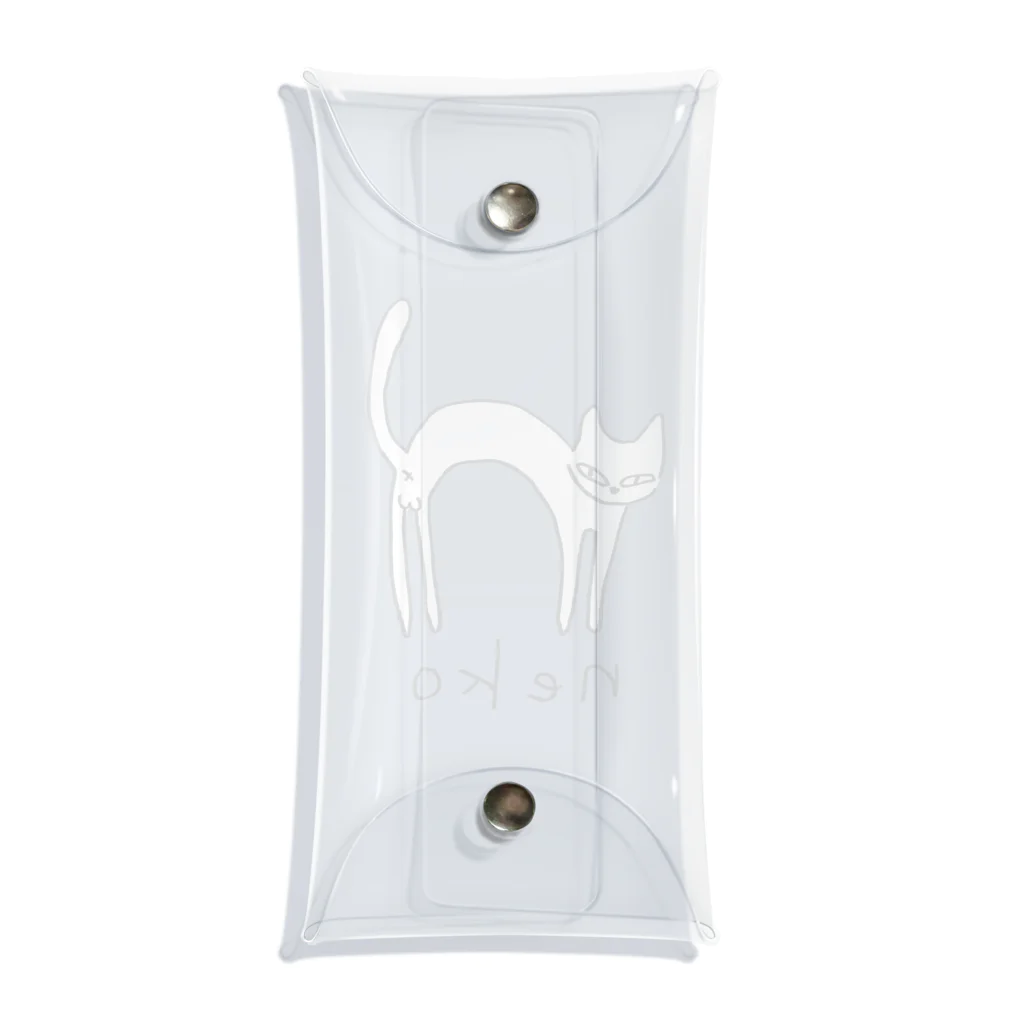 月蝕雑貨のneko Clear Multipurpose Case