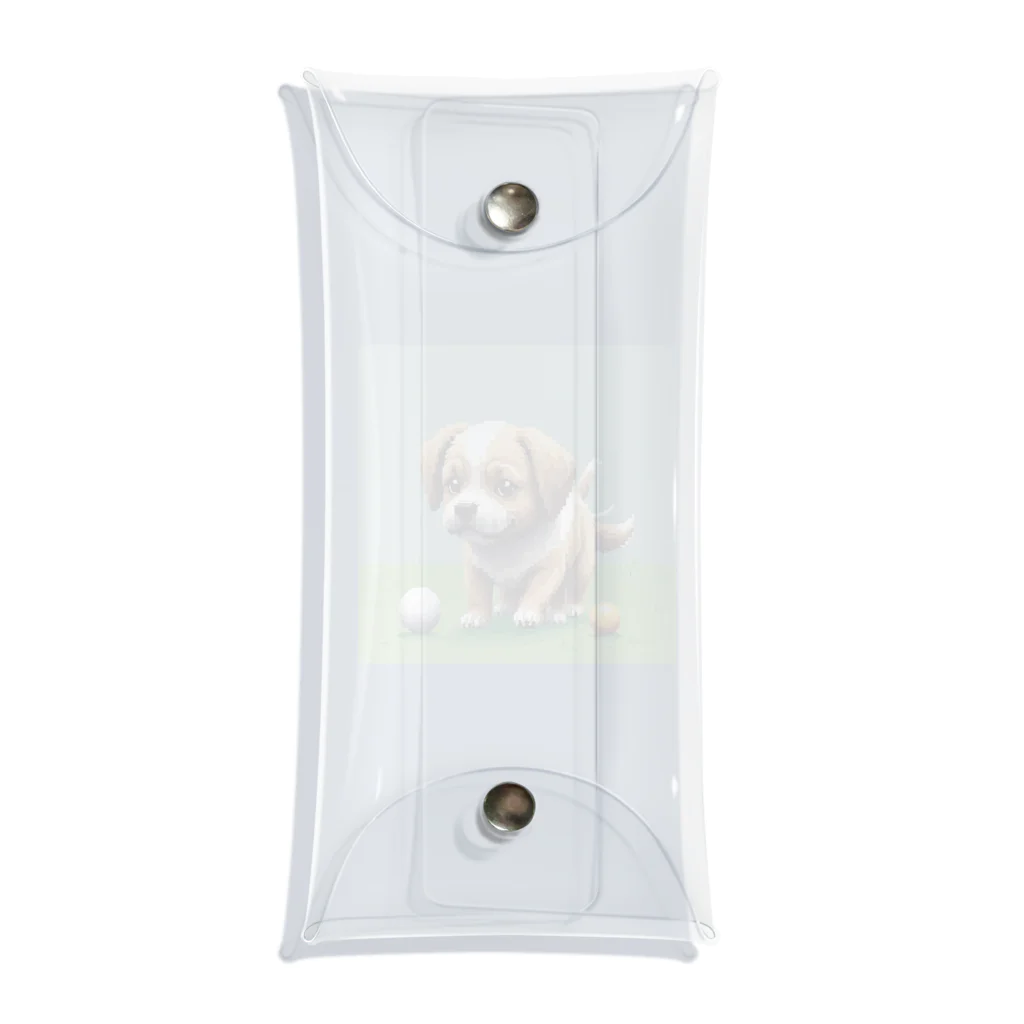 temtemの尻尾を振る犬 Clear Multipurpose Case