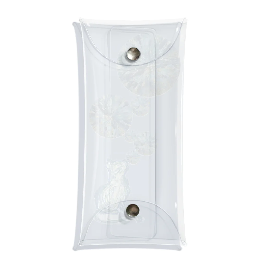 T.A.G 【TAKUTO Art Gallery】のBubble Cat Clear Multipurpose Case