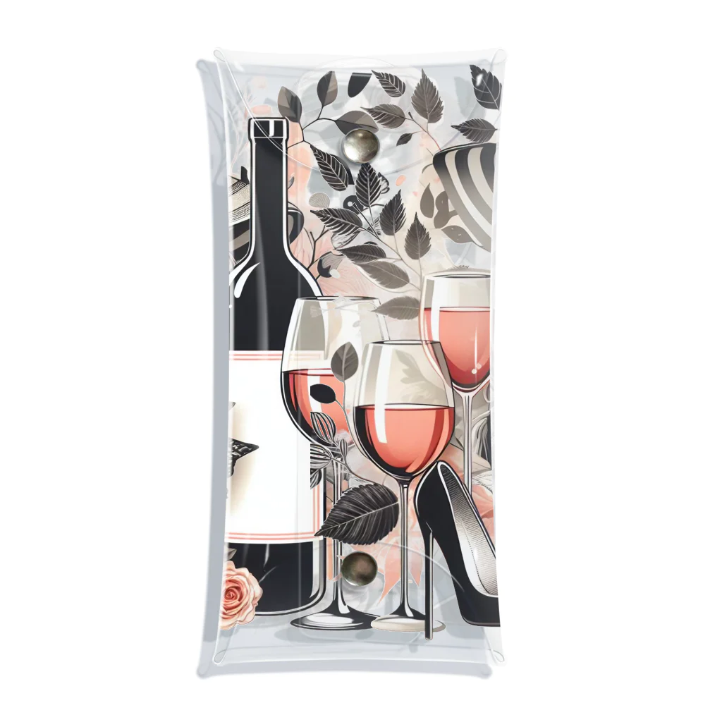 MOONY'S Wine ClosetのElegant Wine Evening Clear Multipurpose Case