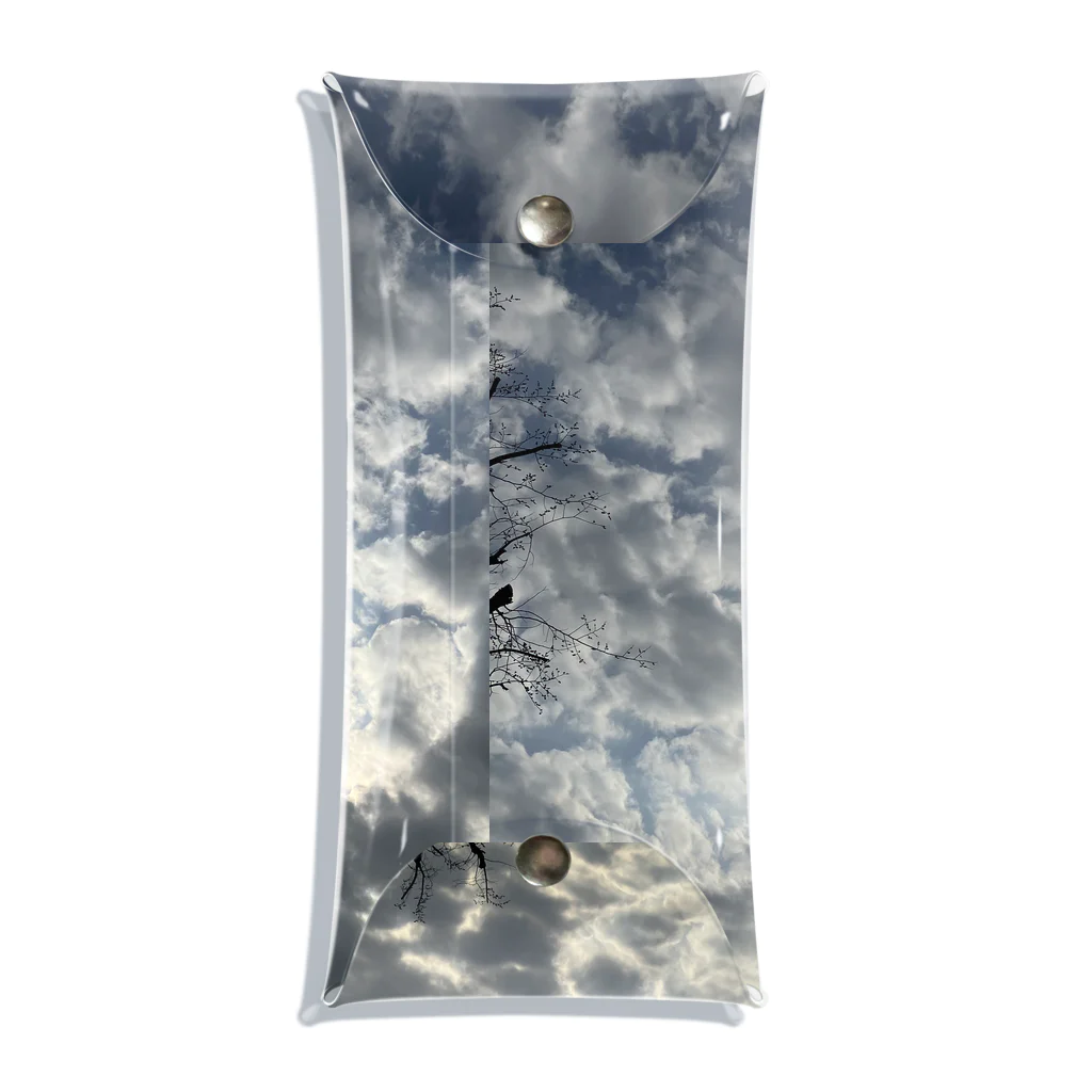 そらの4月13日の空 Clear Multipurpose Case