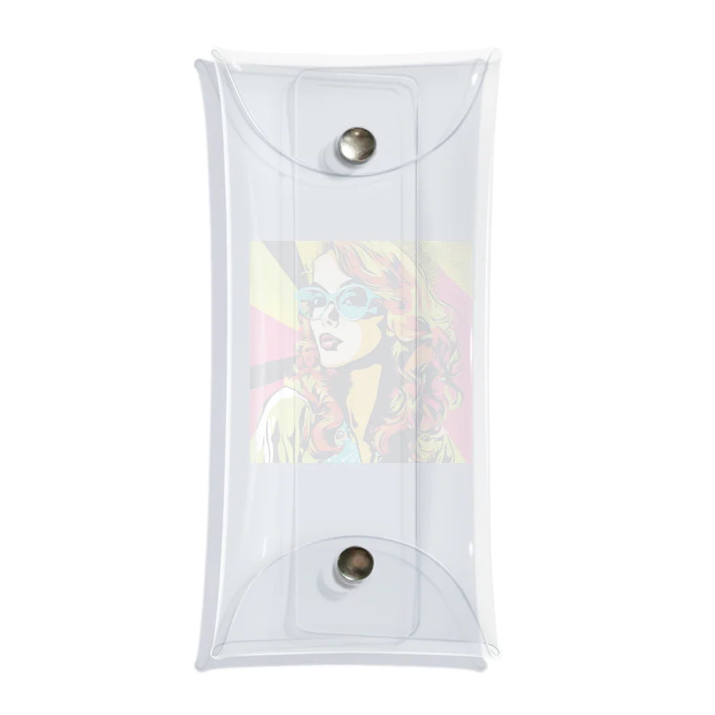 NeoPopGalleryのPOPARTWOMAN Clear Multipurpose Case