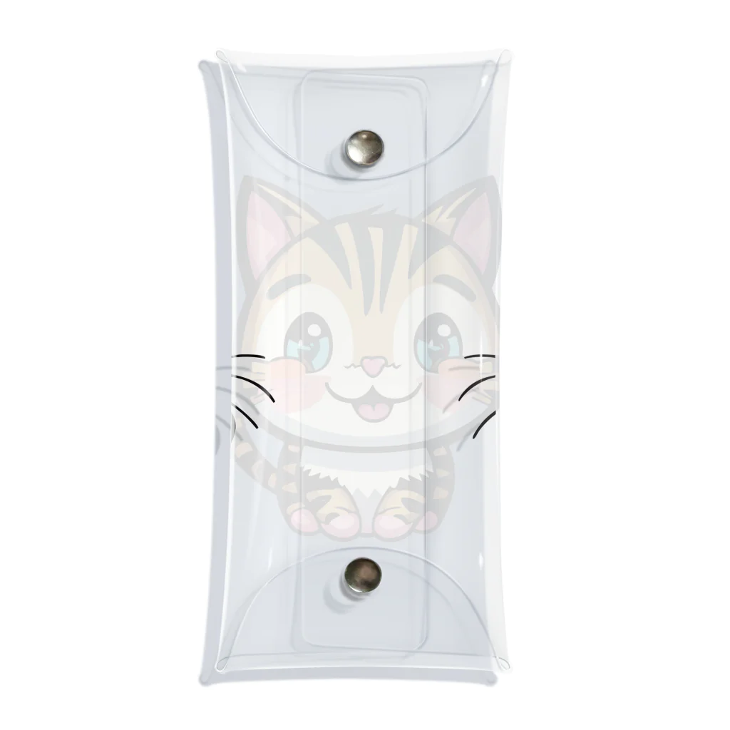 kenny777のトラ子猫 Clear Multipurpose Case