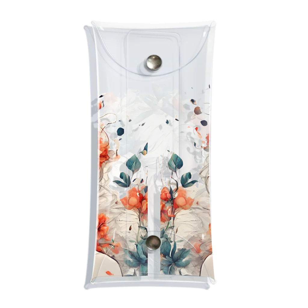 Unique Existenceのhorde of flowers Clear Multipurpose Case