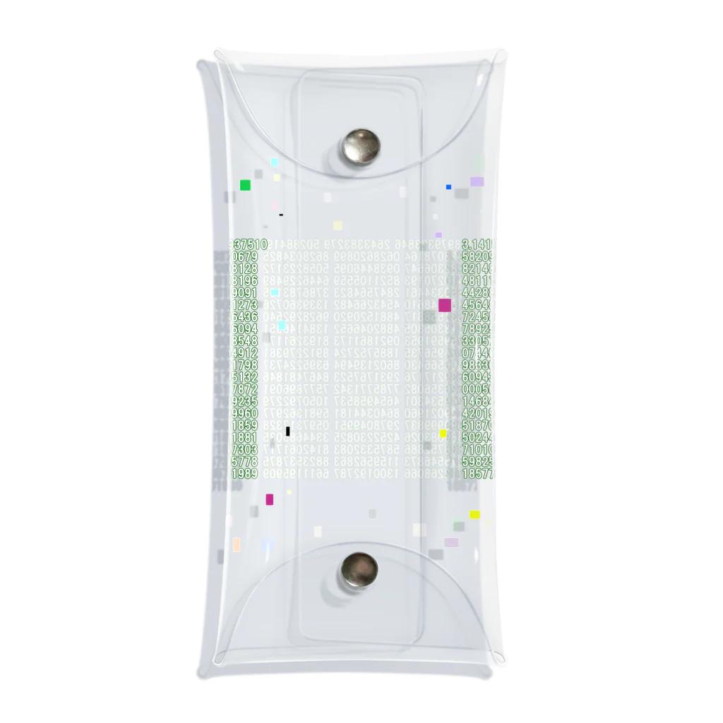 noiSutoaの円周率1000桁 クリアマルチケース