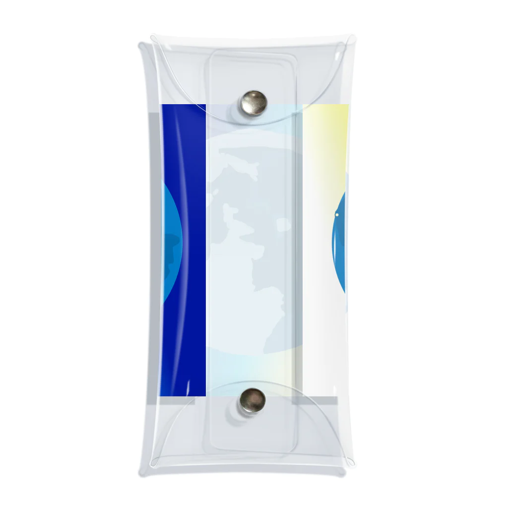 noiSutoaの青いボールの神秘的な美しさ Clear Multipurpose Case