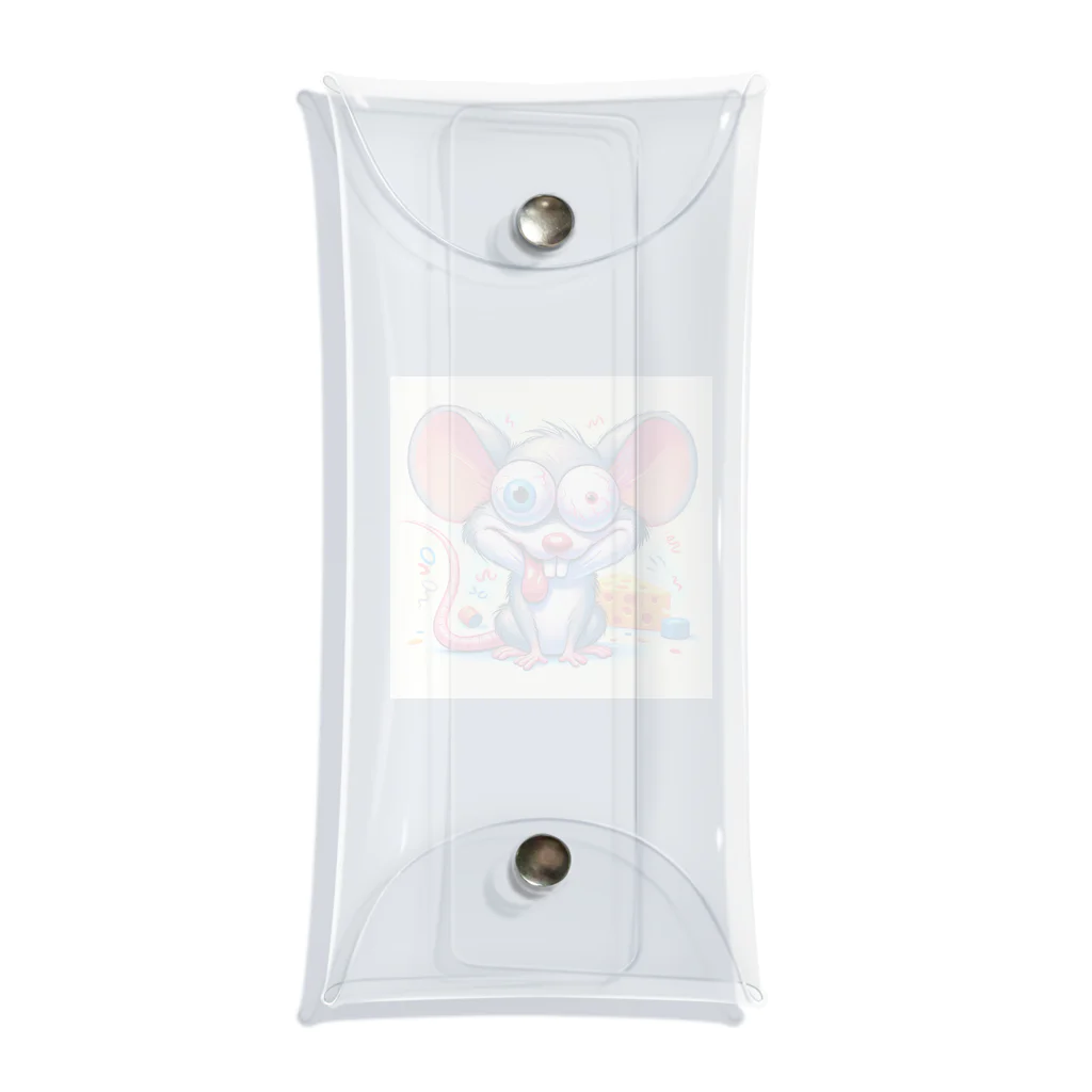 funny-itemsのパニックマウス Clear Multipurpose Case