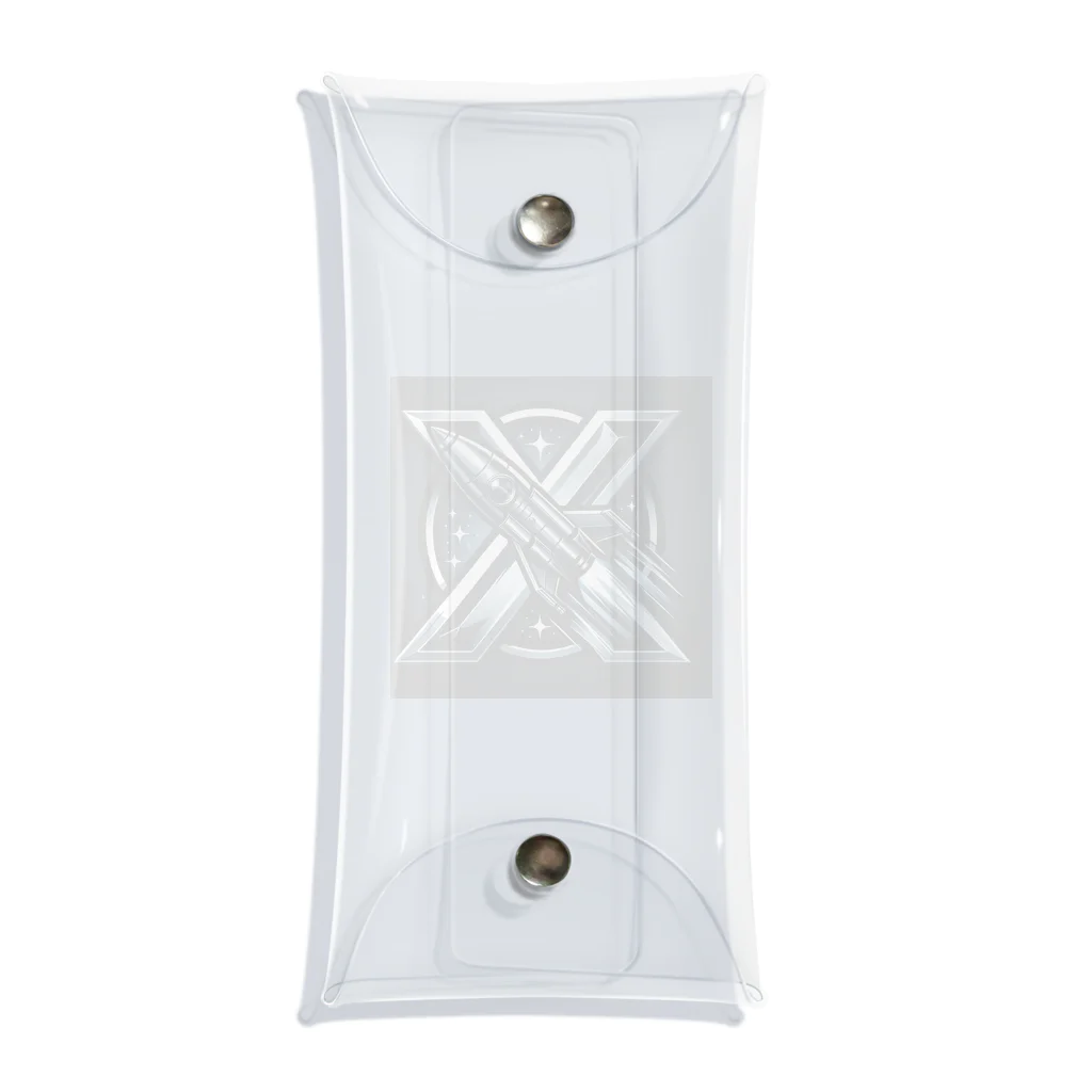 亀蘭タマムシのThe "X" when it comes to rockets. Clear Multipurpose Case