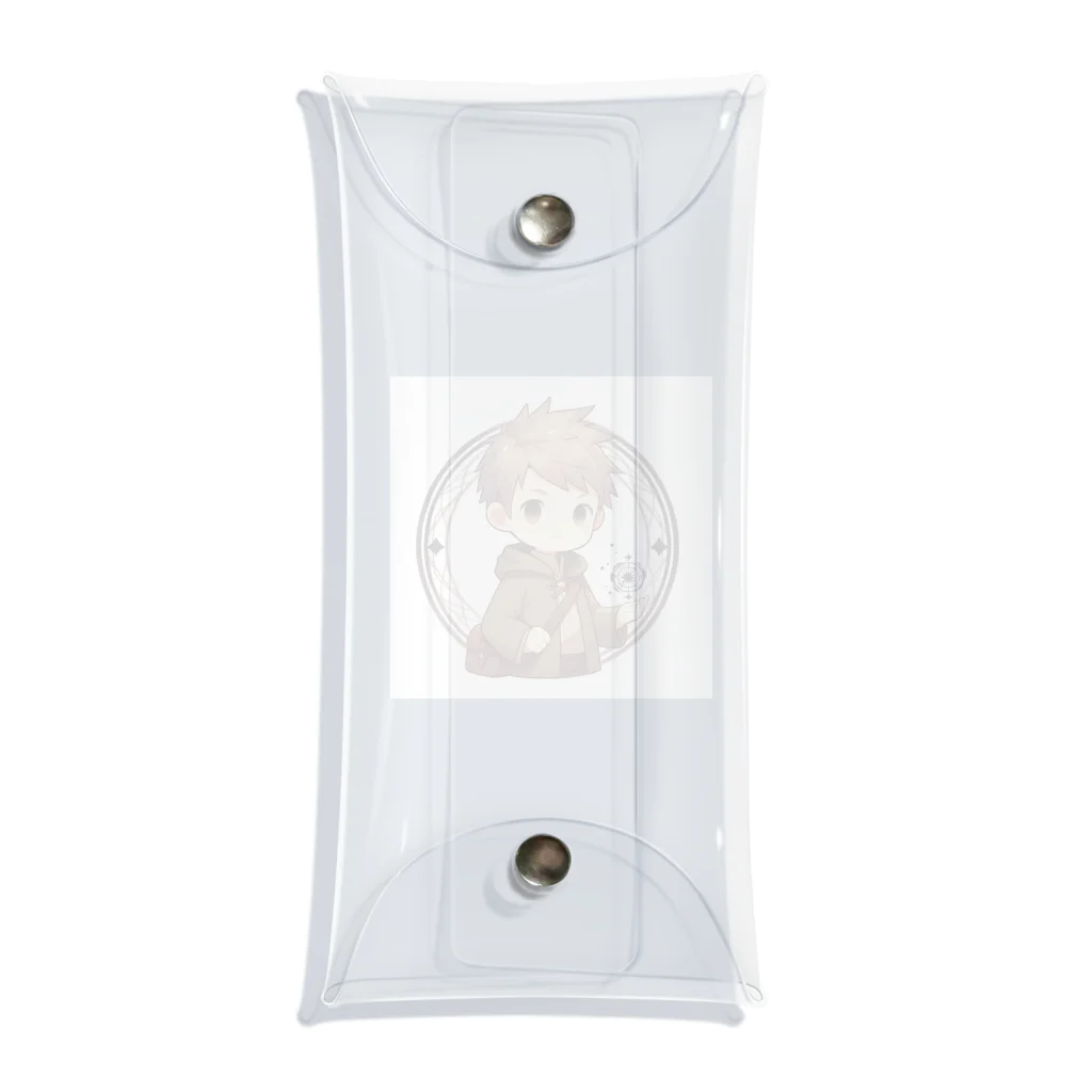 アミュペンの魔法の力を持つ少年 Clear Multipurpose Case