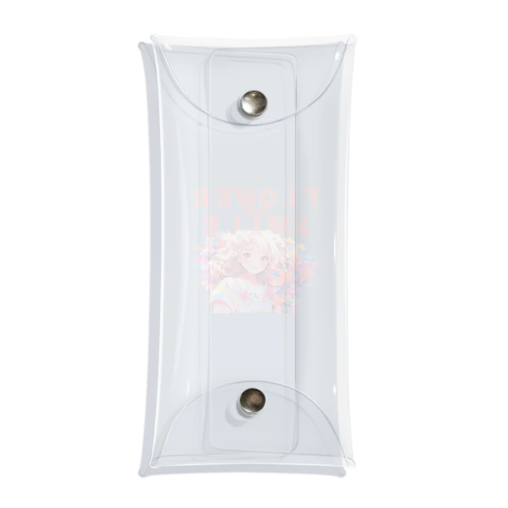 araakii@꧁THE DOGRUN꧂のFLOWER AND SMILE 01 Clear Multipurpose Case