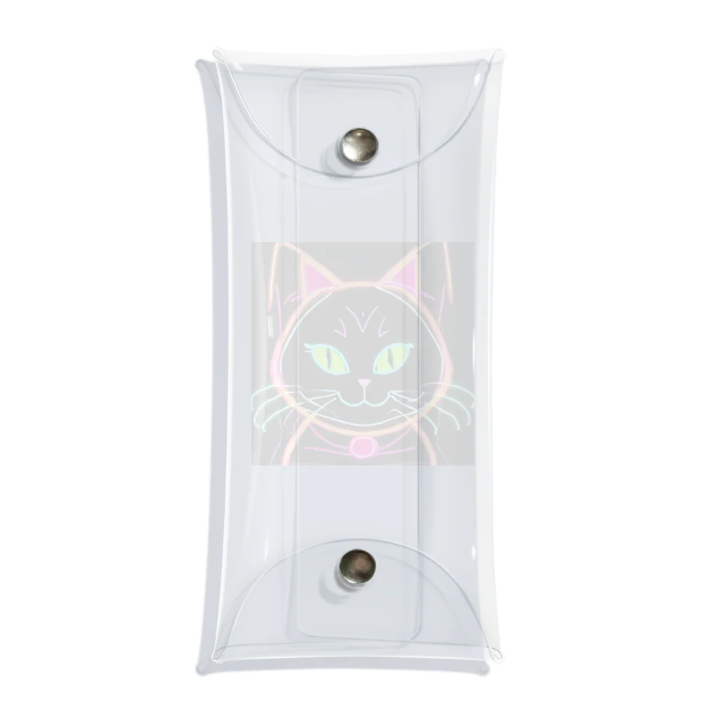 ねこLINEのニャオンカラー Clear Multipurpose Case