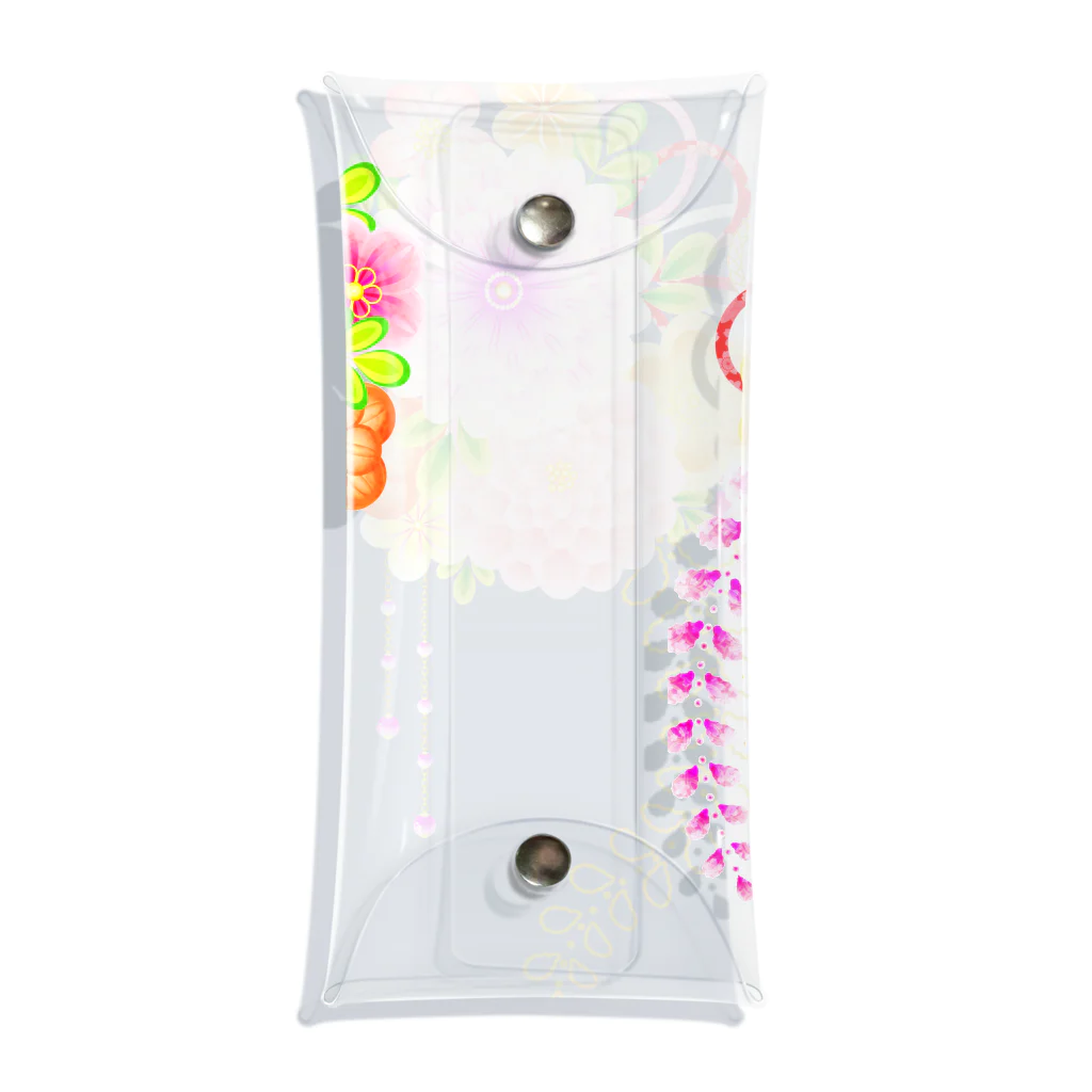 和の色彩 -wa_no_iroiro-の花かんざし01 Clear Multipurpose Case