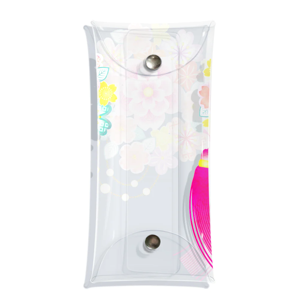 和の色彩 -wa_no_iroiro-の花かんざし02 Clear Multipurpose Case