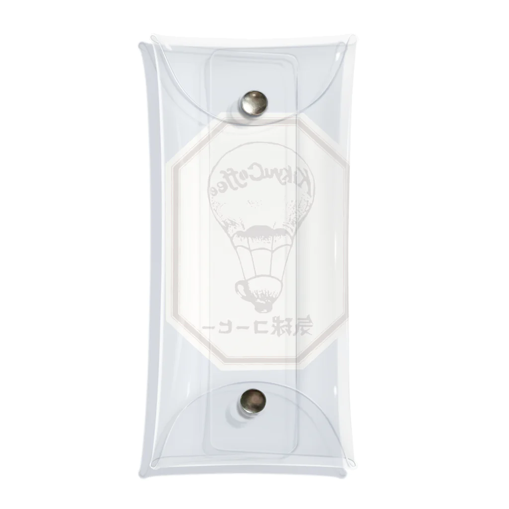 気球コーヒーの気球コーヒーロゴ　タグ Clear Multipurpose Case