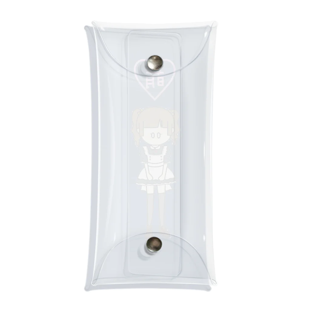 （伝説の）がおちゃんのメイドちゃん Clear Multipurpose Case