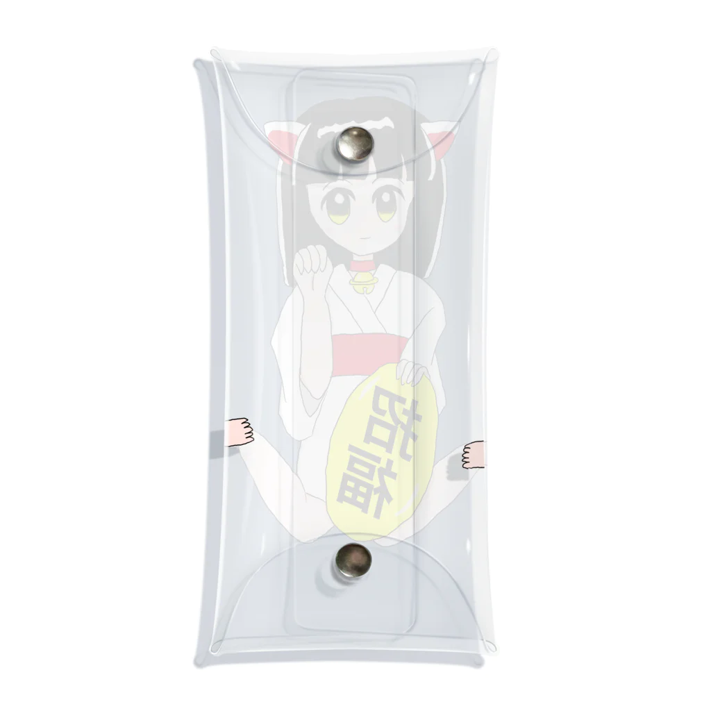 Neroliの招き猫娘 Clear Multipurpose Case