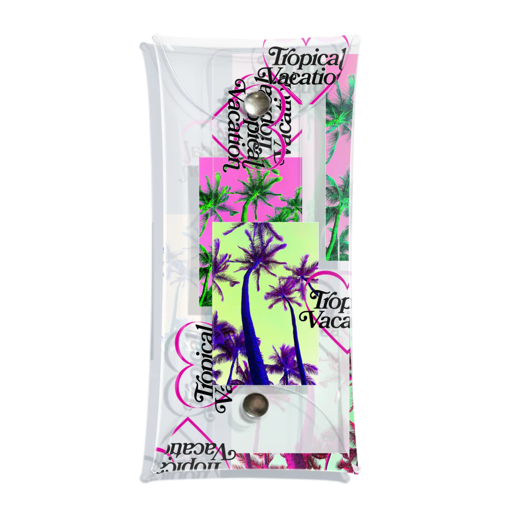 onigiri-dayoのTropicalVacation Clear Multipurpose Case