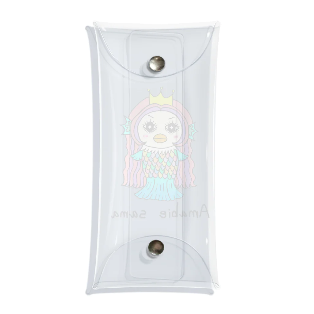 おみさとのあまびえさま Clear Multipurpose Case