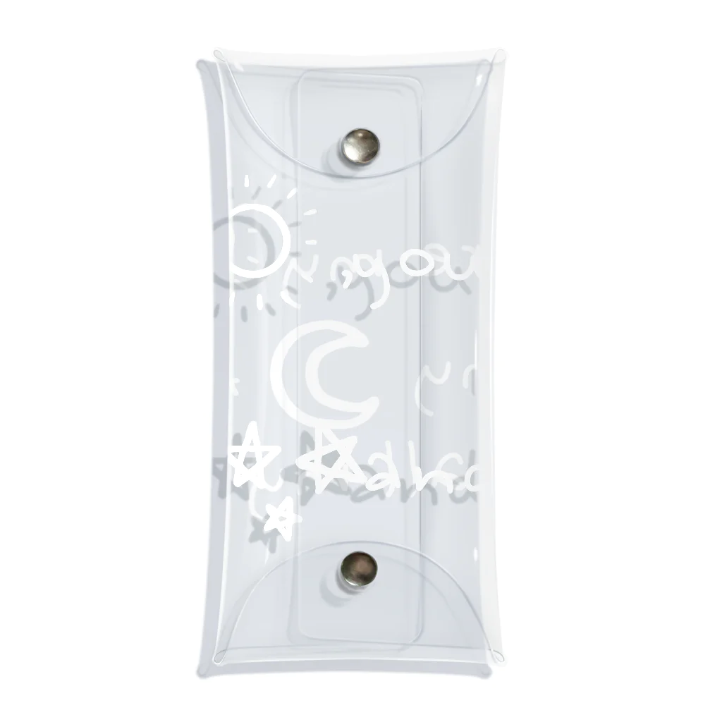 RIRI_designのyou're my sunshine, my moon, and all my stars（白） Clear Multipurpose Case